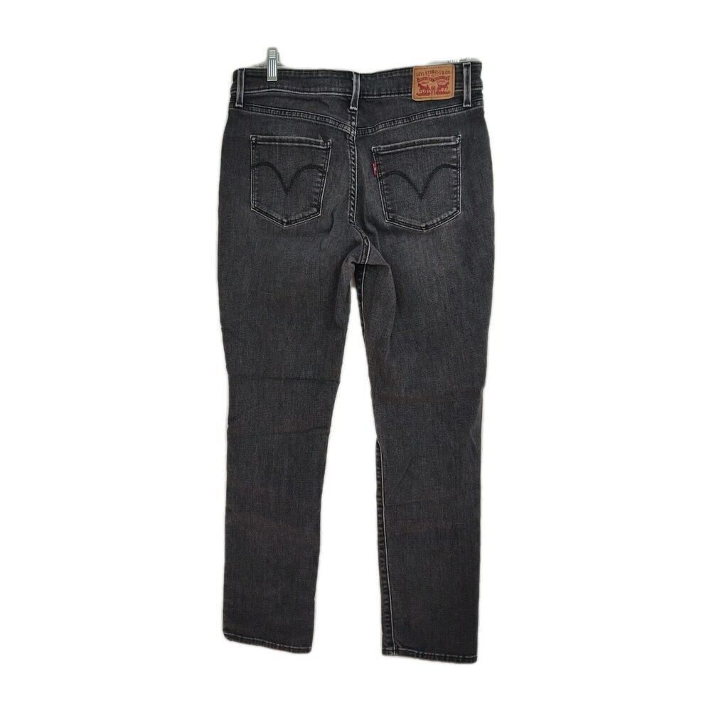 Levi's Classic Mid Rise Skinny Jeans Women's Size 12 Black - Picture 2 of 9